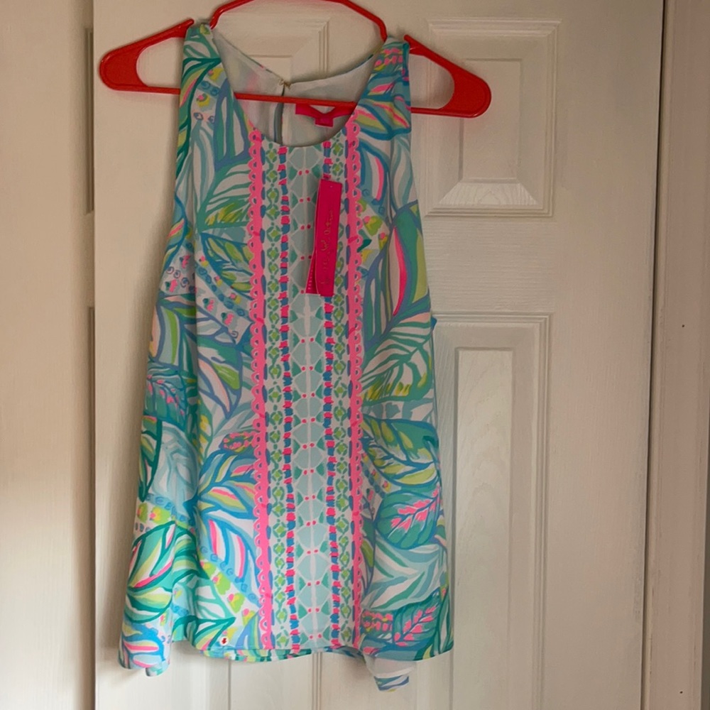 Lilly Pulitzer lileeze silky tank never worn
